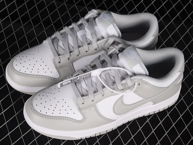All Categories Nk SB Dunk Series Nk SB Dunk Low Low-top Sneakers Nk SB Dunk Low "Grey Fog" White Gray SB Smashed Backboard Fashion Casual Sneakers DD1391-103